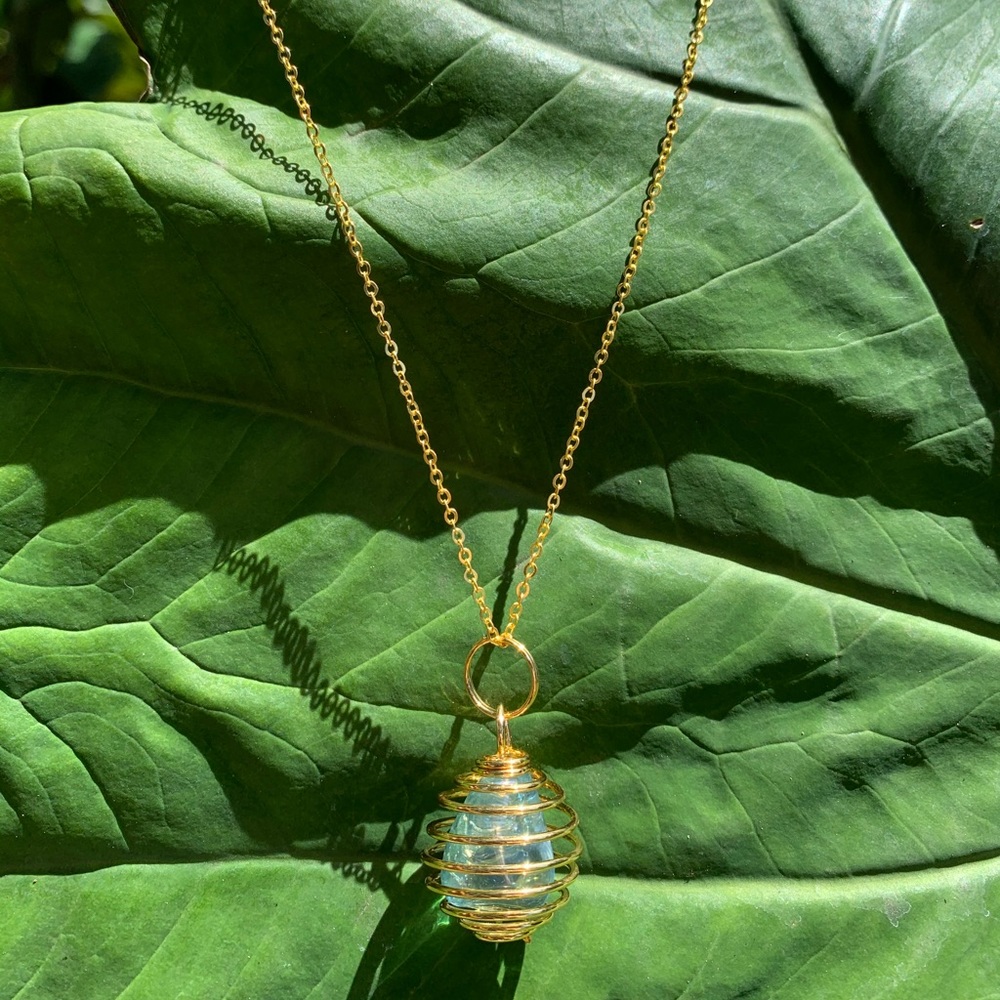 💙AURA QUARTZ,AQUA - Picture 1 of 2